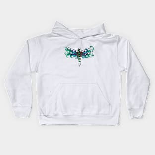 Deconstructed Dragonfly Kids Hoodie